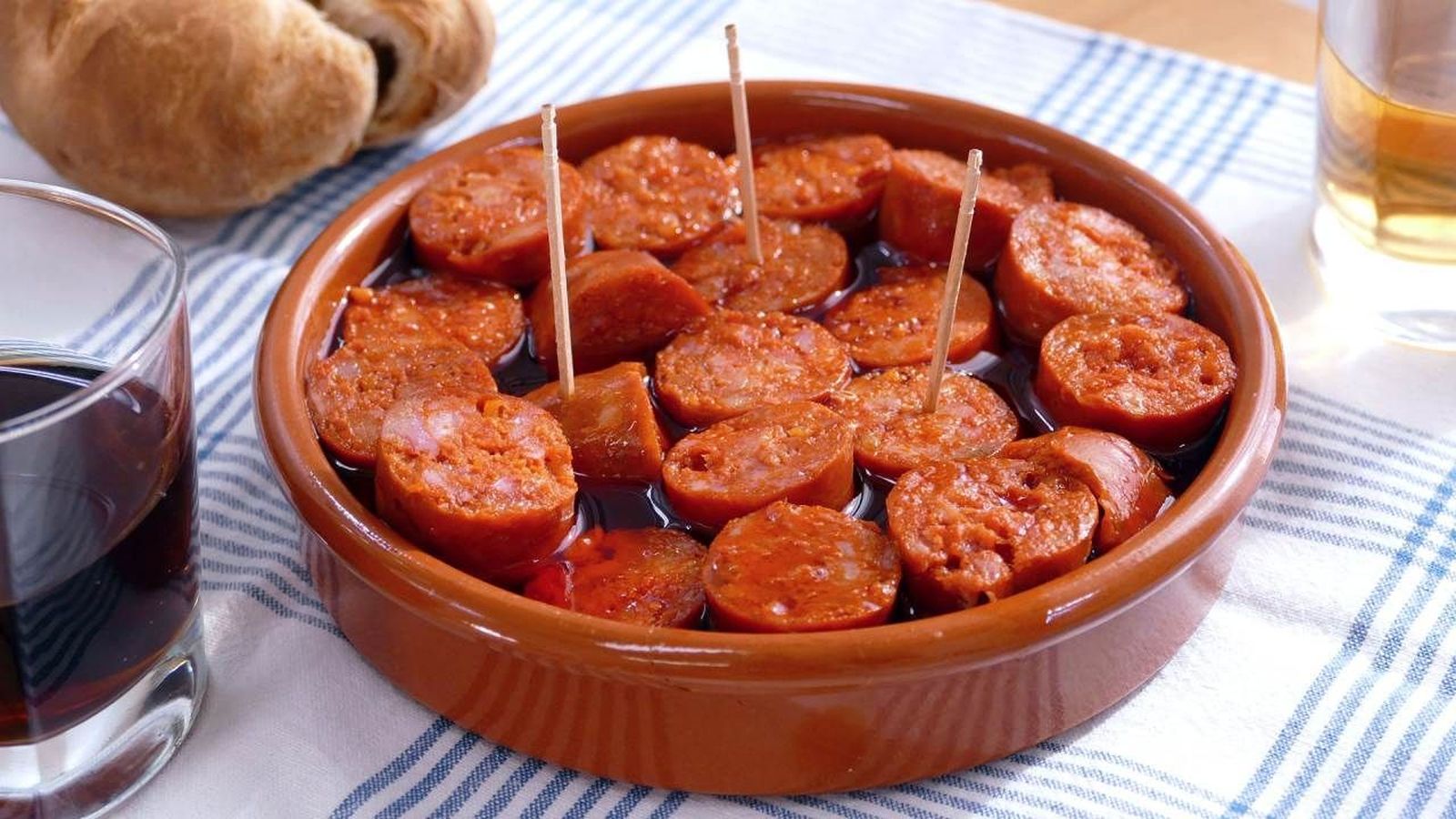 Chorizo a la sidra