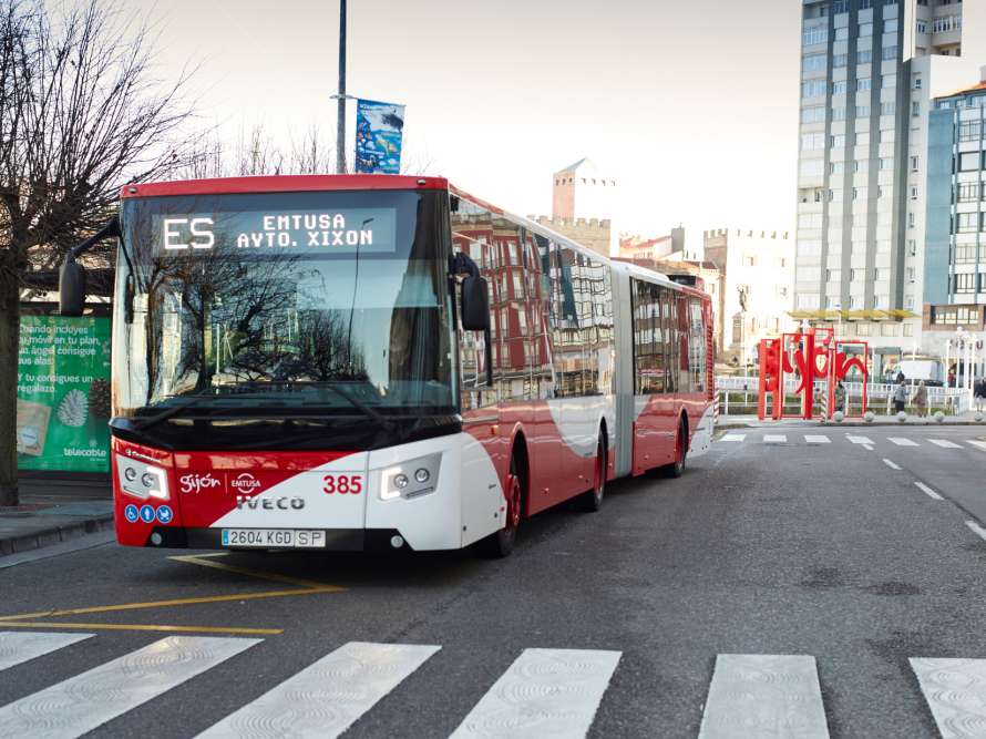 Gijón EMTUSA bus