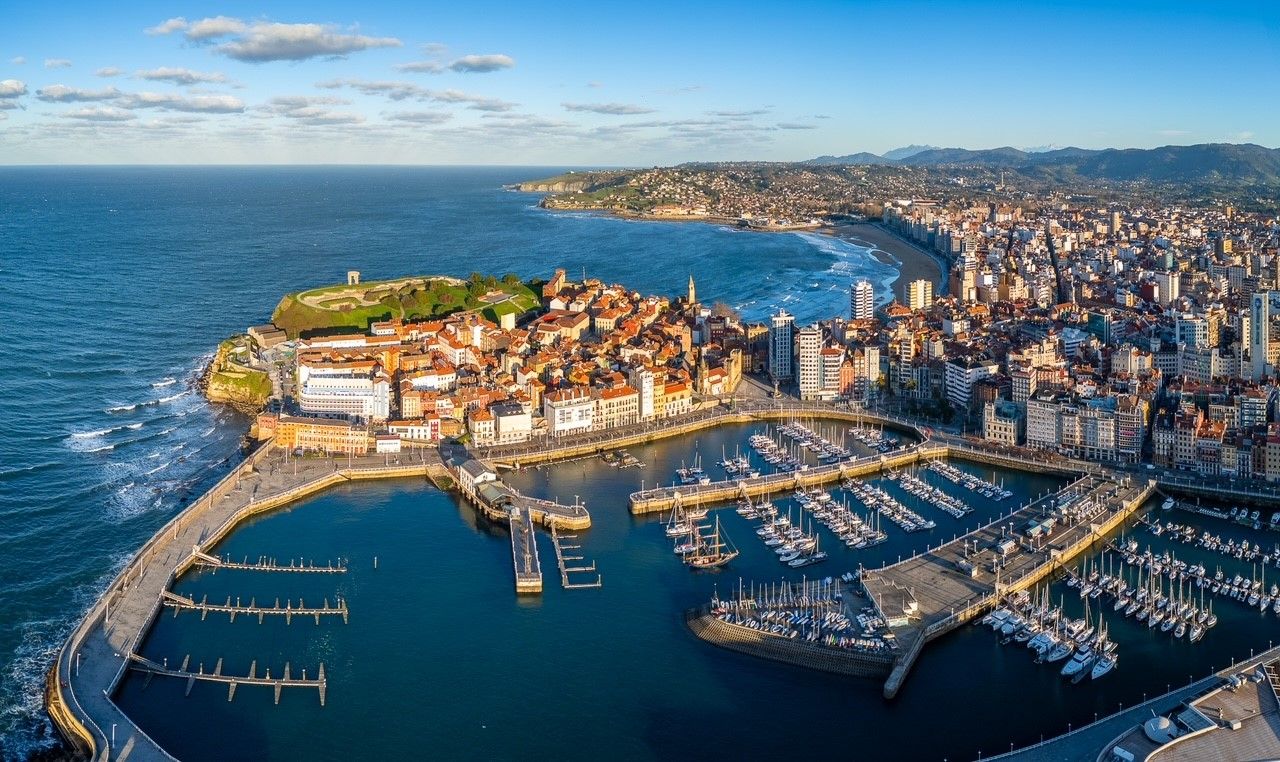 Gijón coastline