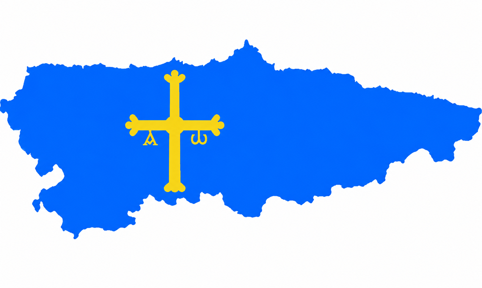Map of Asturias