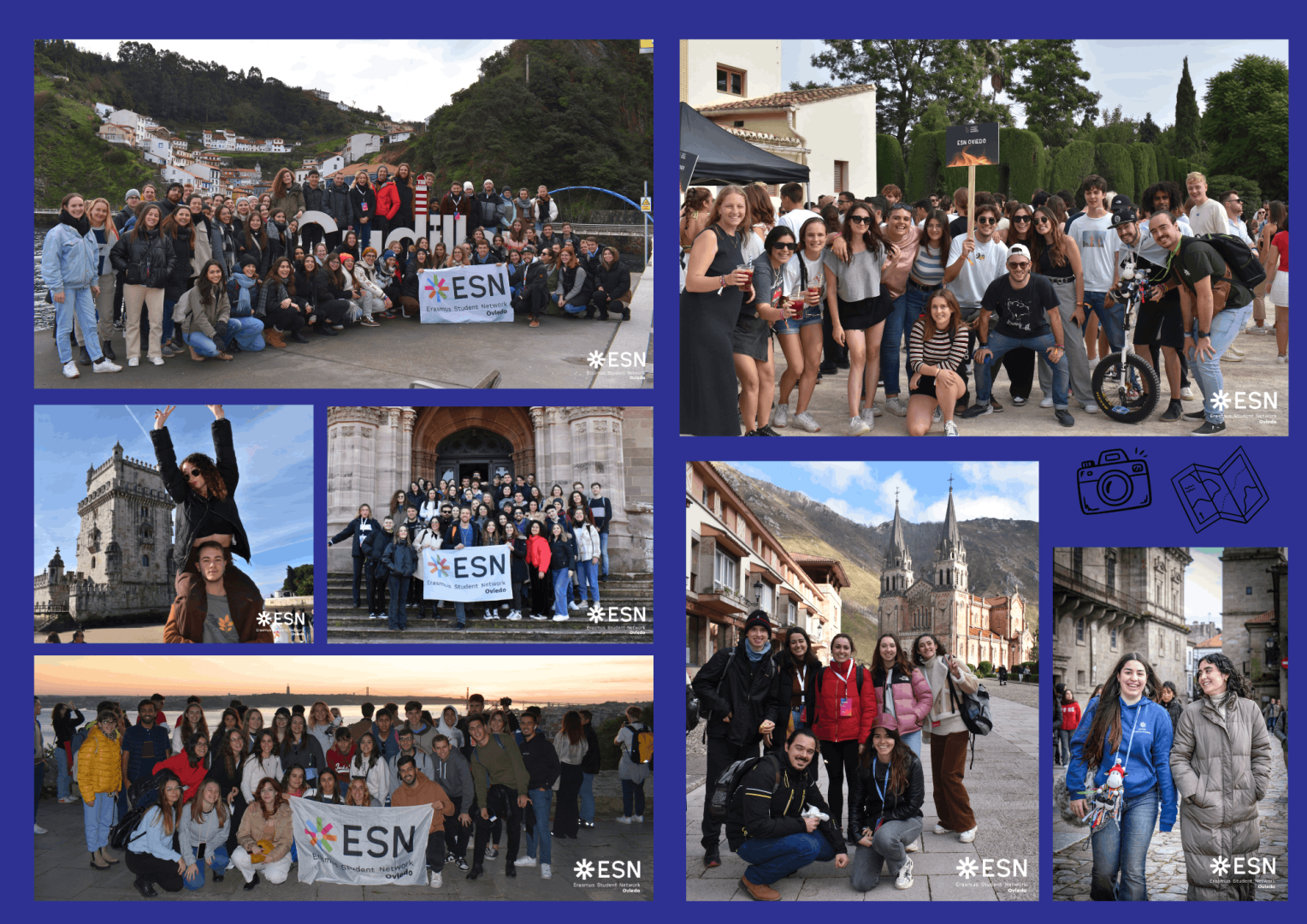 Trips activities collage